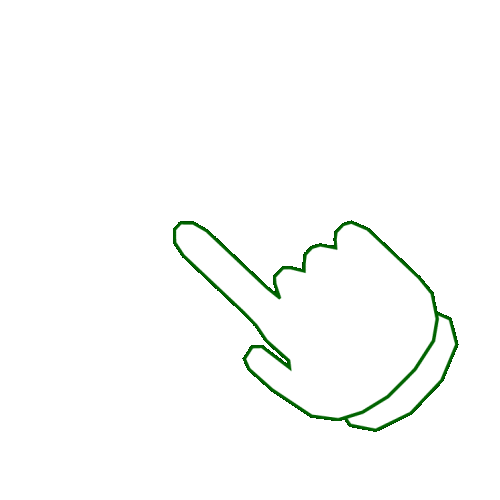 mouse hand tapping icon