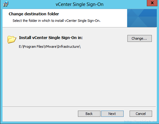 vCenter Single Sign-On Installation 9
