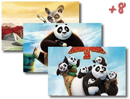 Kung Fu Panda 3 theme pack