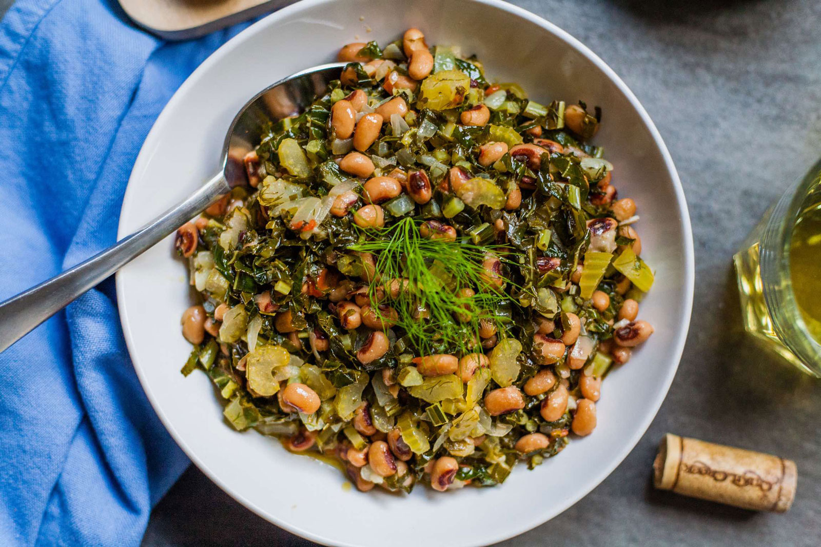 Black-eyed Peas with Greens