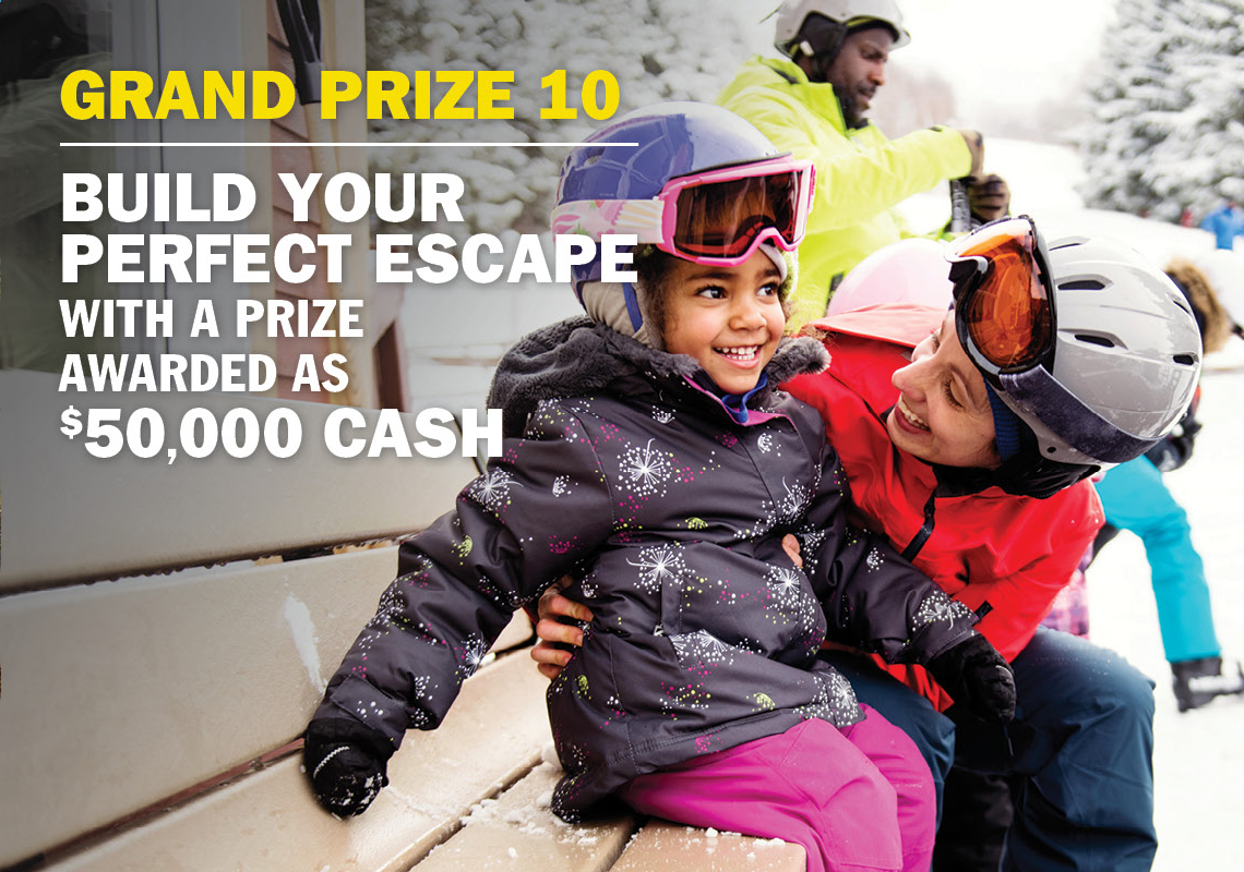 Grand Prize 10 - Prize awarded as $50,000 cash.