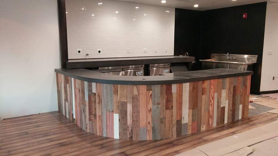 Custom Bar created for california grill feel by Dream Concepts Contracting LLC.