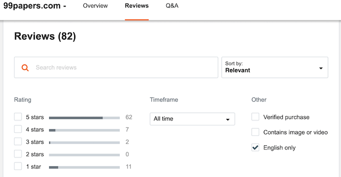 99papers.com - most customers are generally satisfied