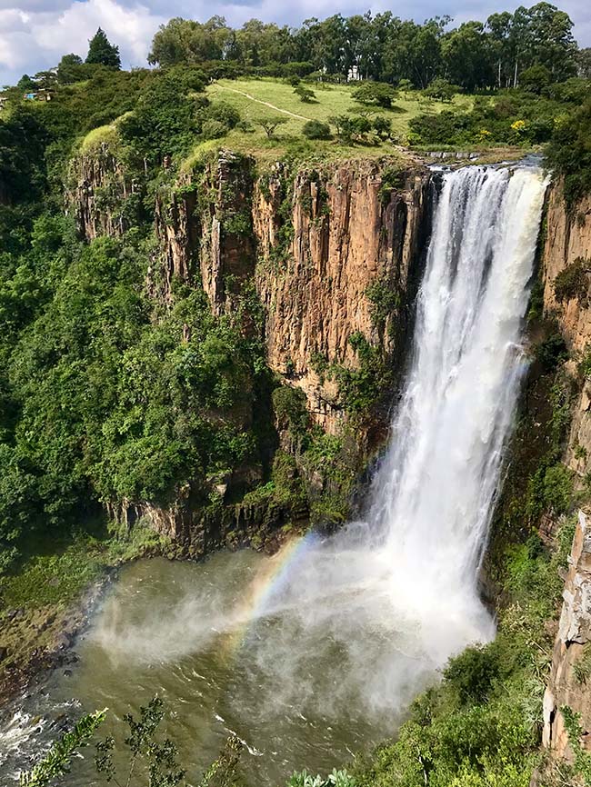 Howick Falls waterfall, South Africa, April 2018.