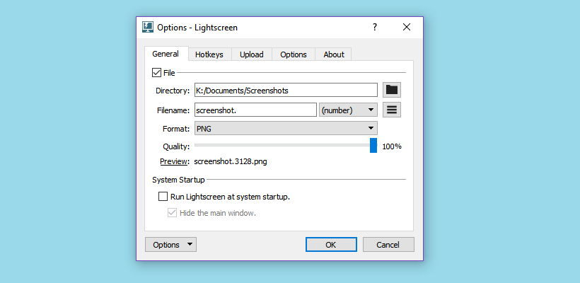 Lightscreen linux