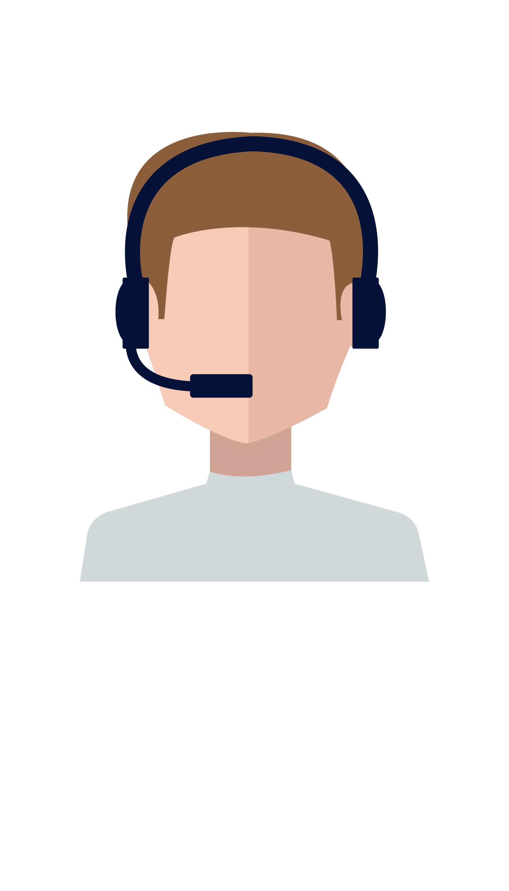 contact us man illustration