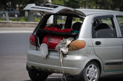 In Usbekistan wird mit Gas gefahren