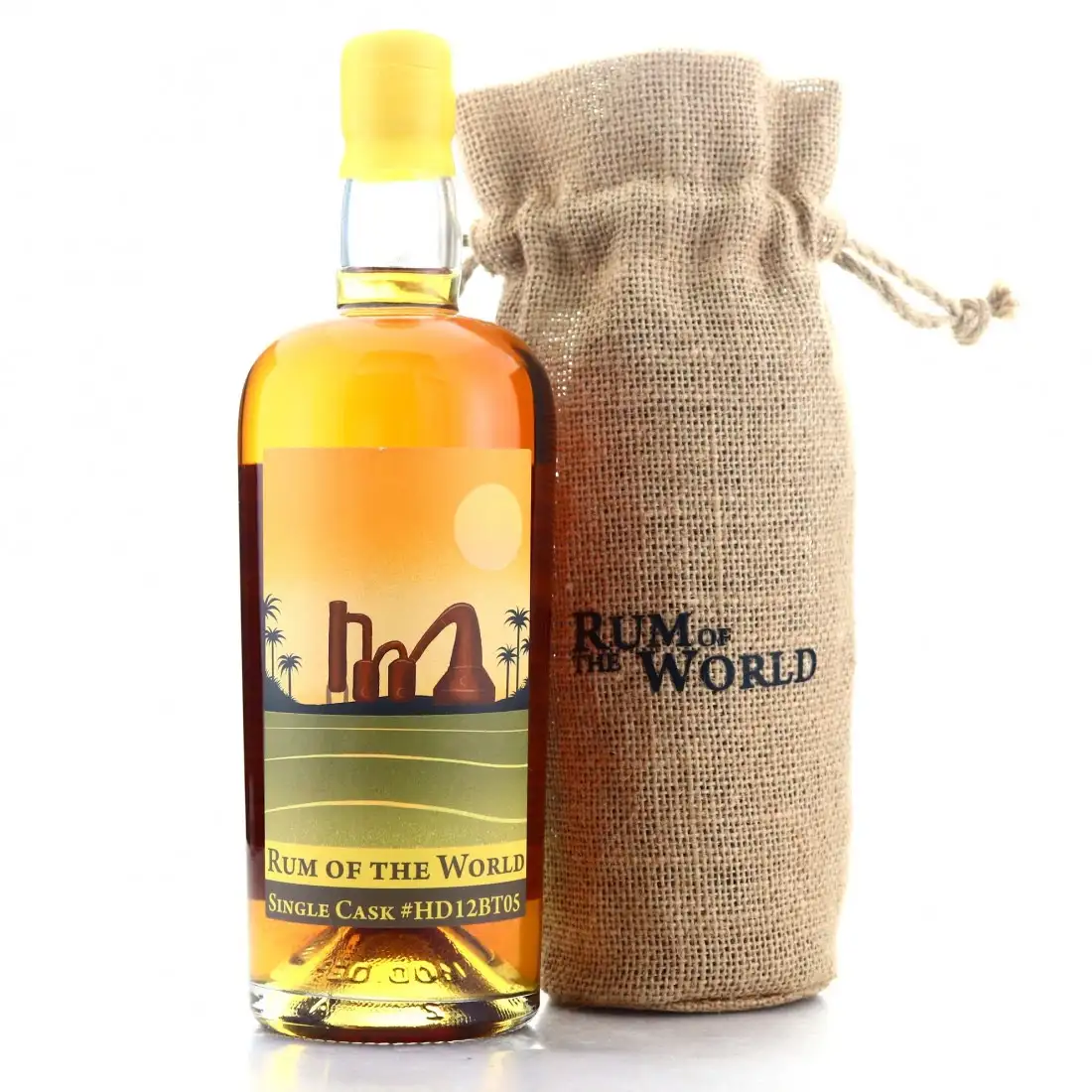 Image of the front of the bottle of the rum Rum of the World OWH