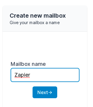 Create your Parseur mailbox
