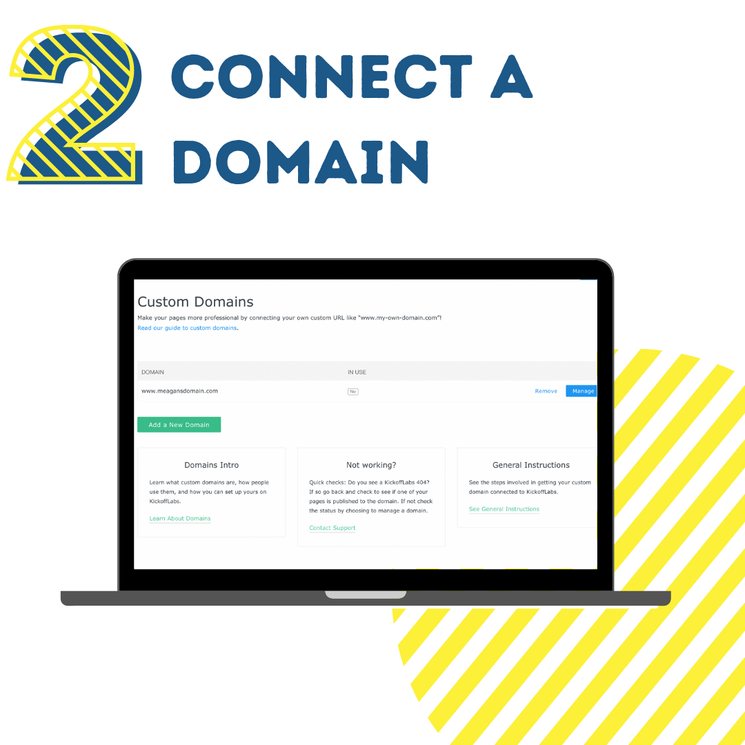 Conect a domain.