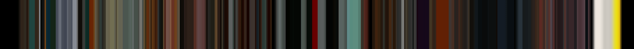 A barcode of colors from the vid Art of Dying