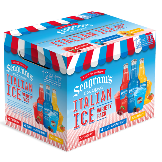 Italian Ice Variety 12 Pack Bottle