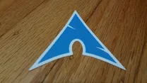 Arch logo sticker