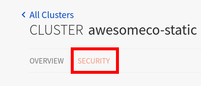 Security Tab