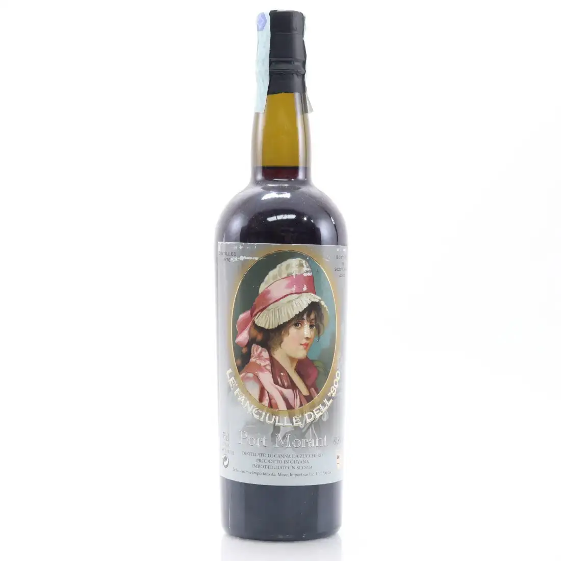 Image of the front of the bottle of the rum Fanciulle dell’800