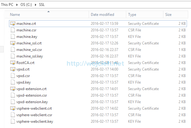vCenter Server 6. - Replacing SSL certificates with custom VMCA - 11