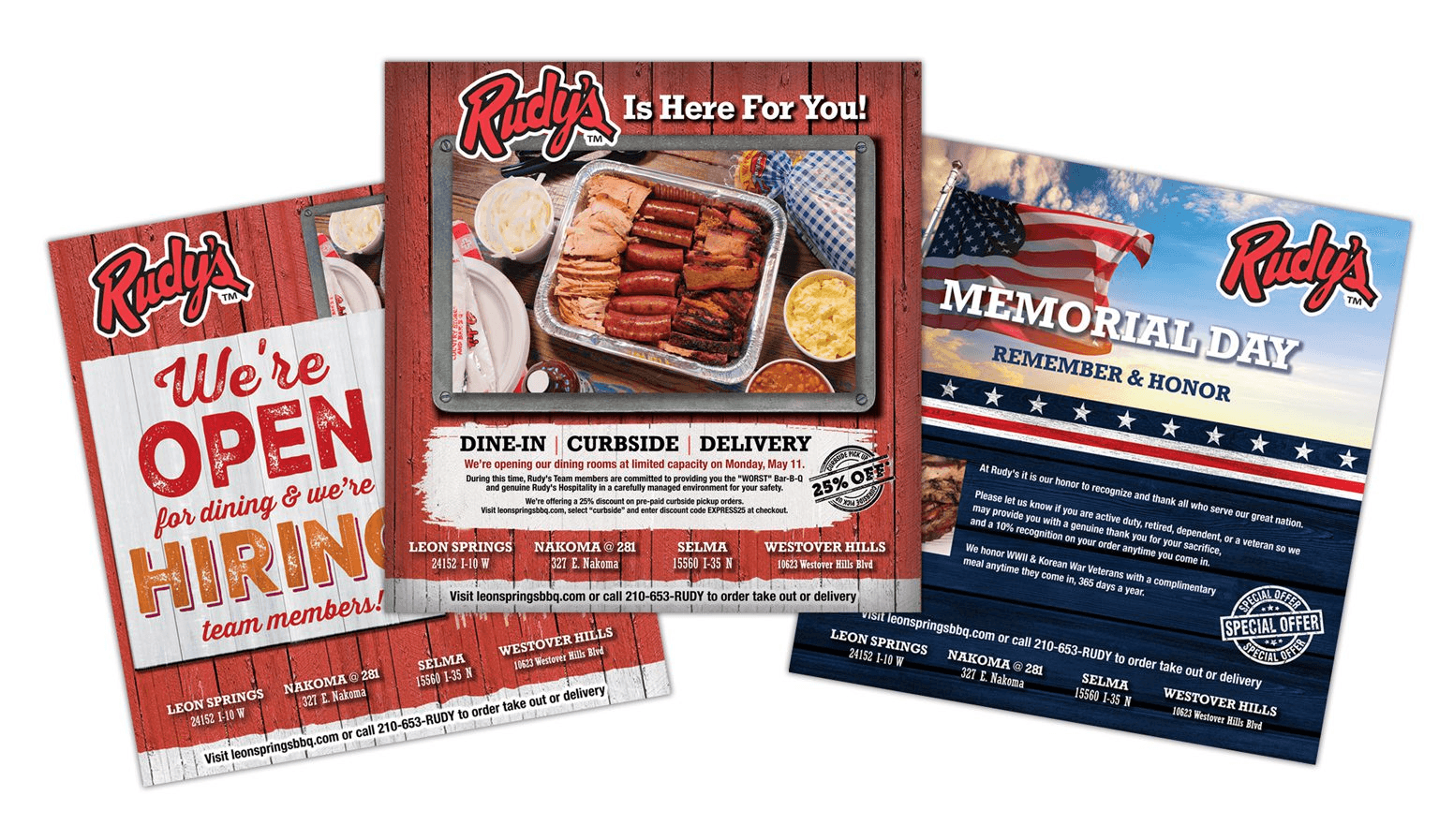 Rudy’s Print Ads