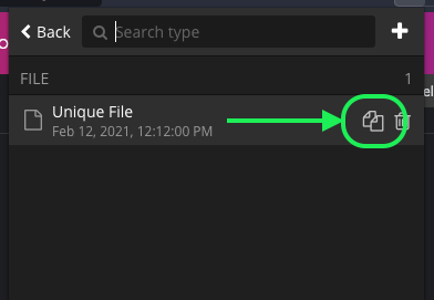 Copy a Send link