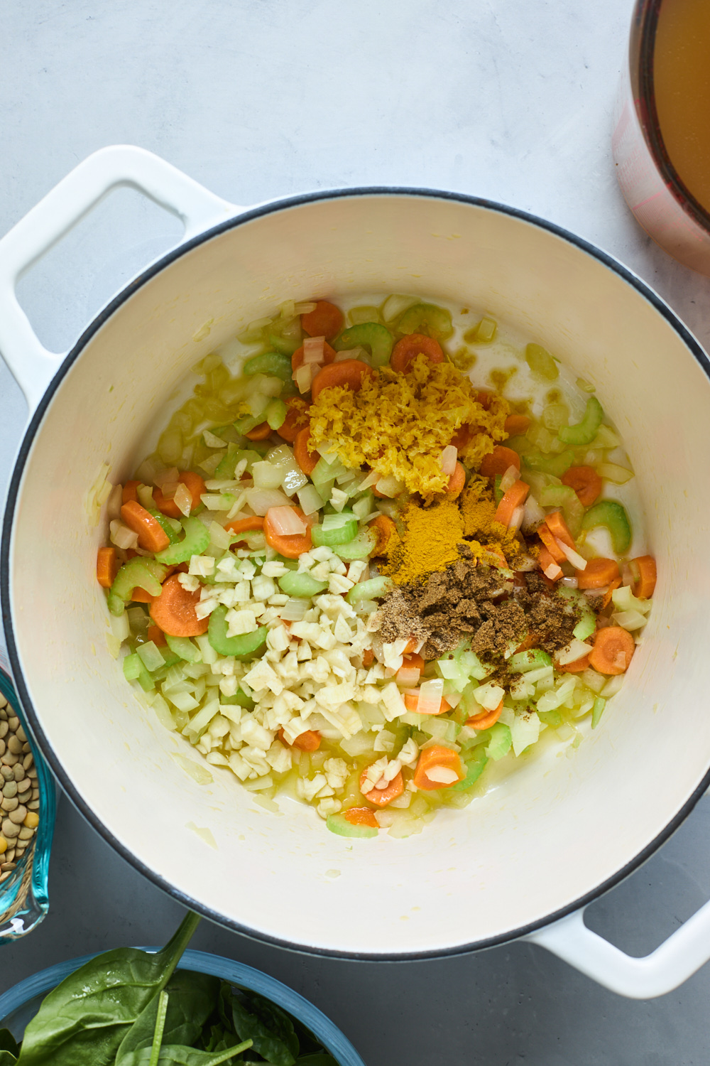 Lemony Lentil Soup | Olive & Mango