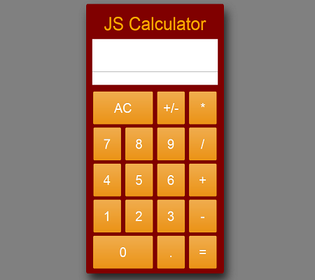 JavaScript Calculator