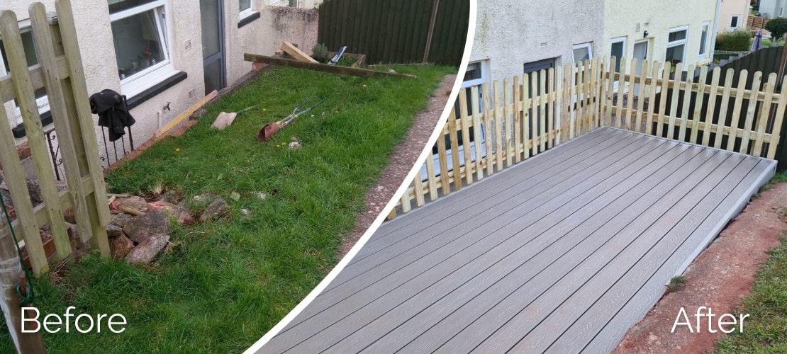 Small Deck and Fencing Project