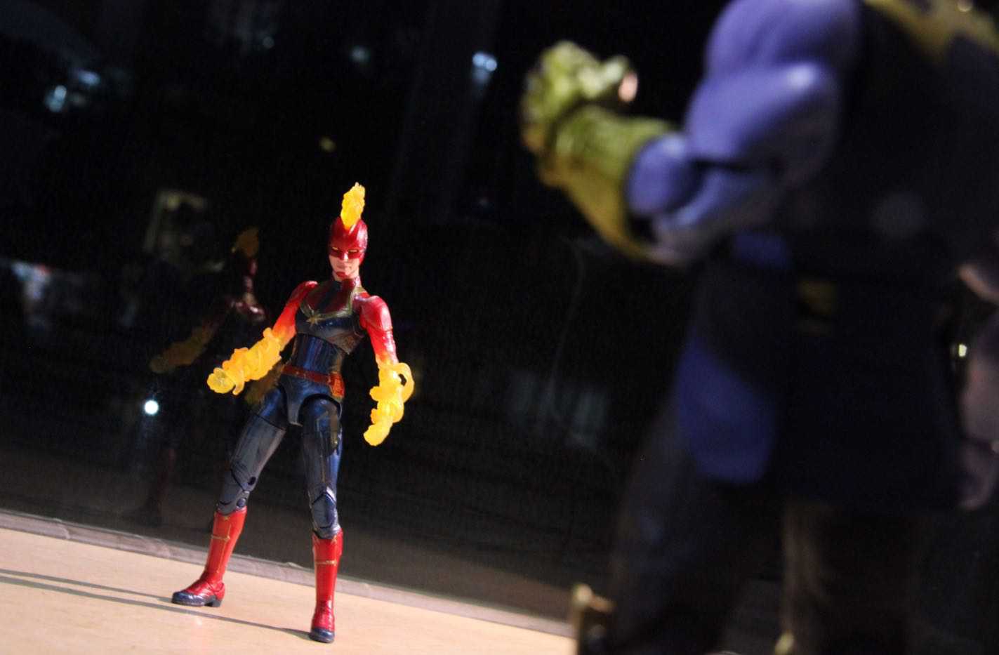 Captain Marvel vs Thanos