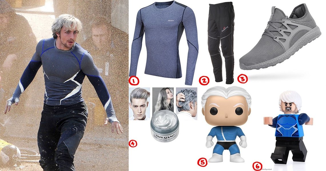 Dress Like The Avenger s Quicksilver Costume For Cosplay Halloween Dress Like The Avenger s Quicksilver Costume For Cosplay Halloween