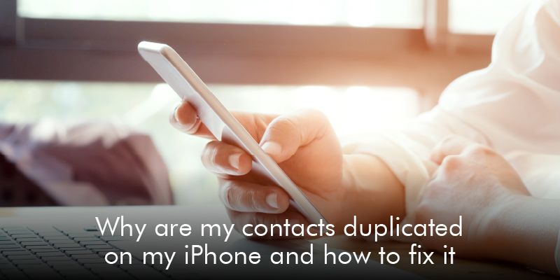 duplicate contacts iphone reddit