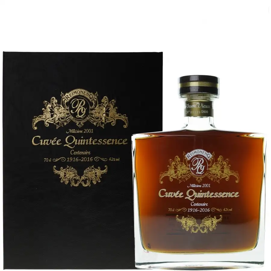 Image of the front of the bottle of the rum Cuvée Quintessence