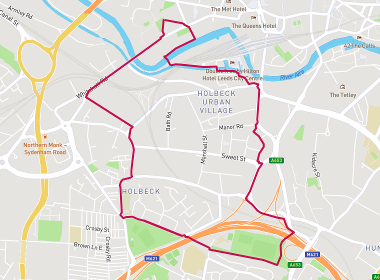 Pudsey and Tong Loop 10km - Leeds Run Routes