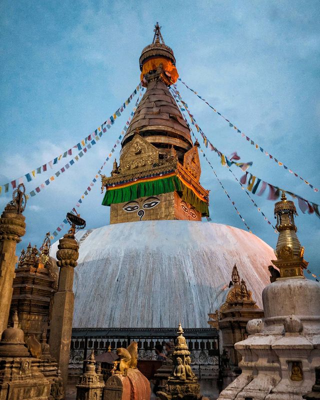 Swayambhunath Stupa by Saroj Shahi