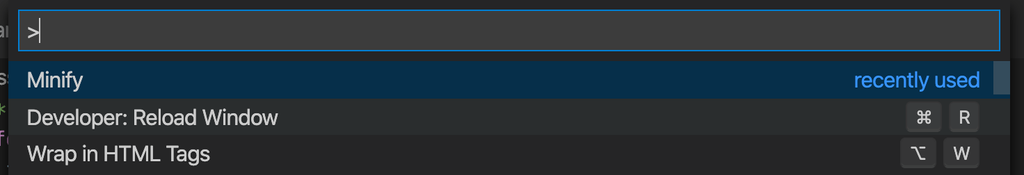 VS CodeのプラグインでMinifyをする