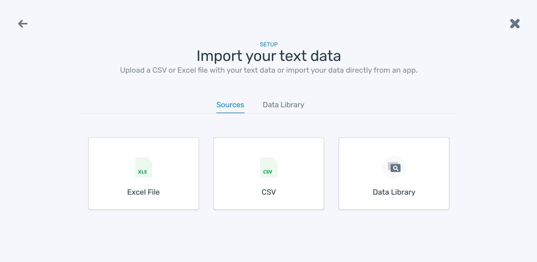 Import data to your classifier