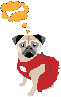 Image for Pug Love Sticker Pack launching! blog post