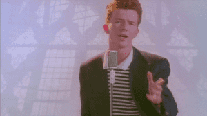 image of rick roll and nothing else
