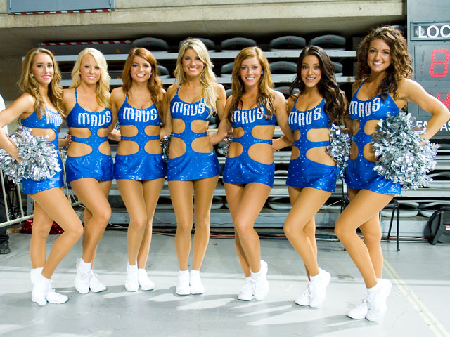 Dallas Mavericks cheerleaders from the National Basketball Association