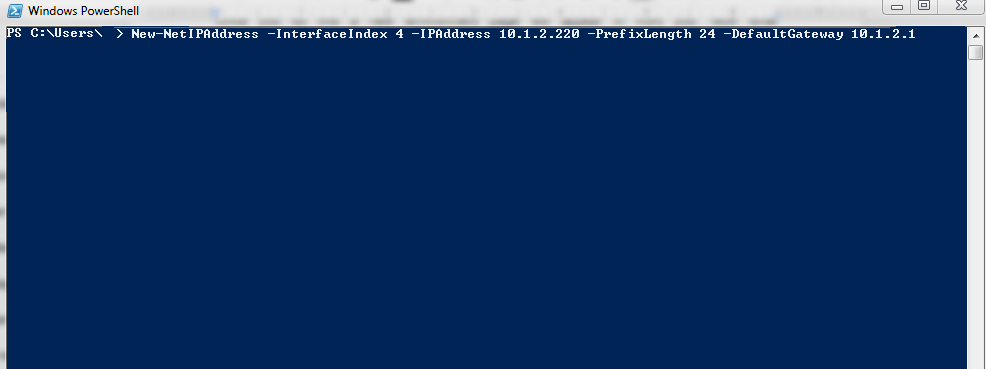 Static IP Address In Windows 10