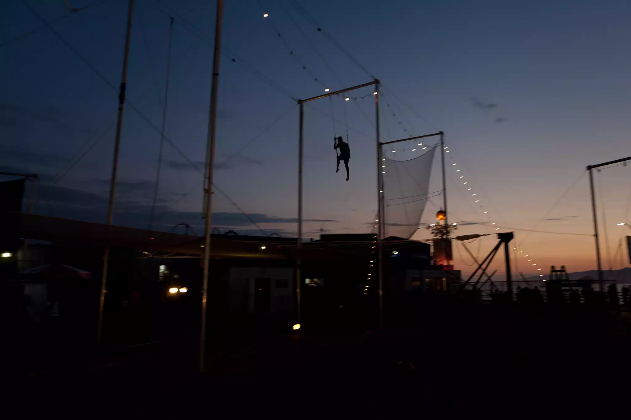 Trapeze at Sunset