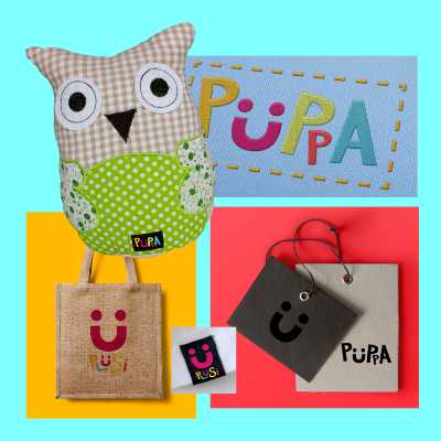 Plüsi-Püppa - plüsskedvencek - arculat, logo és reszponzív weboldal