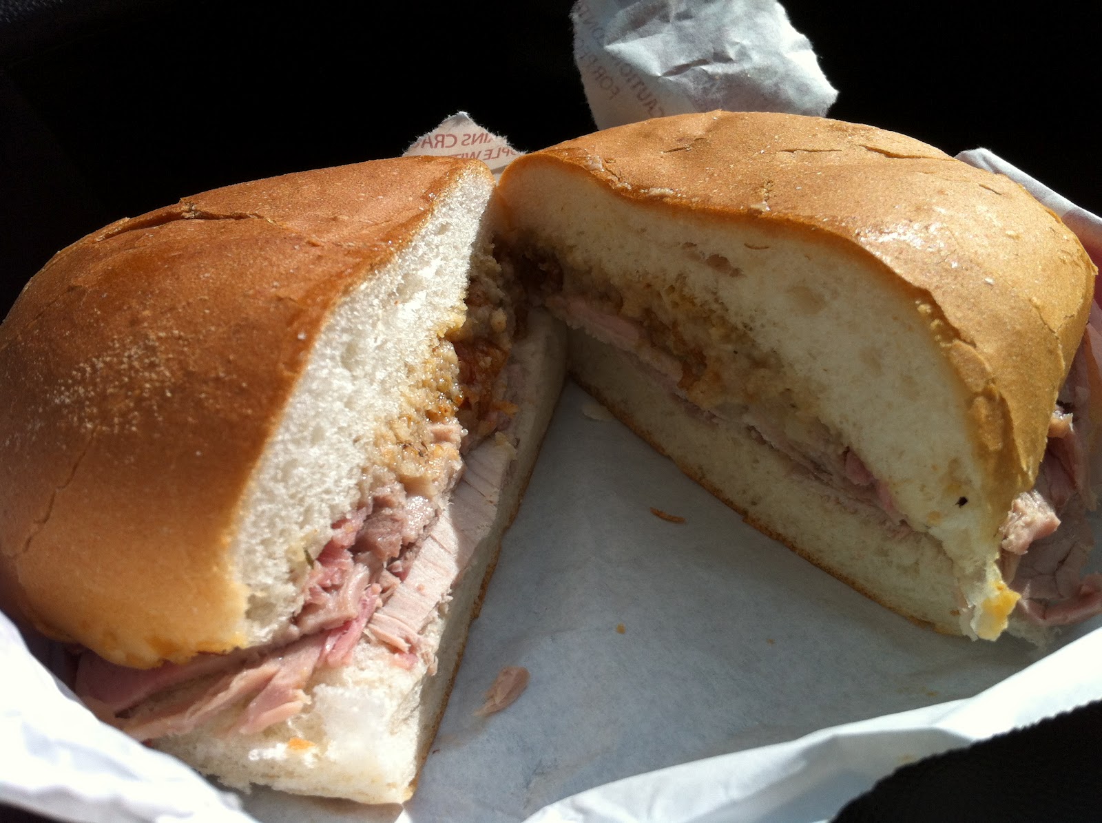 A pork sandwich from Beres in Sheffield