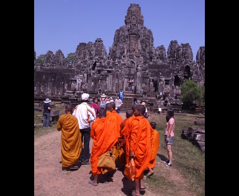 Cambodia  Angkor Monks 2