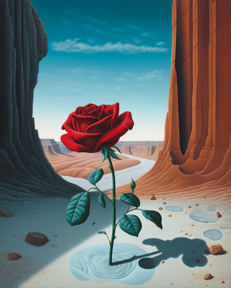 Rose in the Canyon