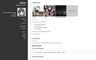 theme dark bootstrap mode Themes   Hexo