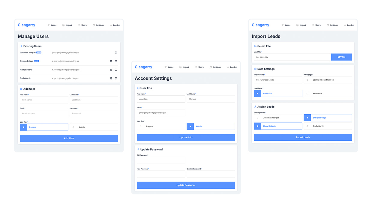 Glengarry Poster Artwork