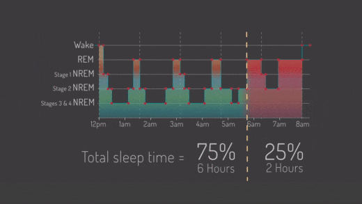 Interactive Motion Graphic About Sleep