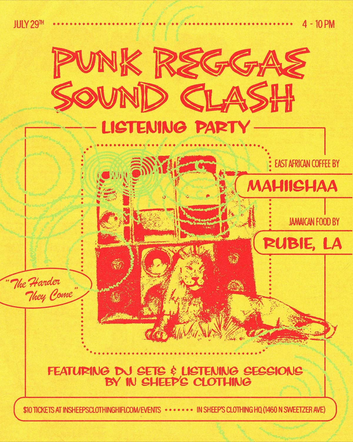 Punk Reggae Sound Clash: A Listening Party