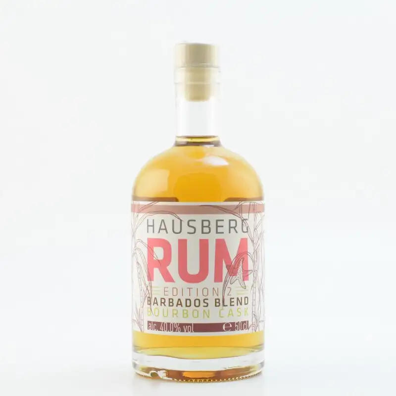 Image of the front of the bottle of the rum Hausberg Rum Edition No.2 Barbados Blend