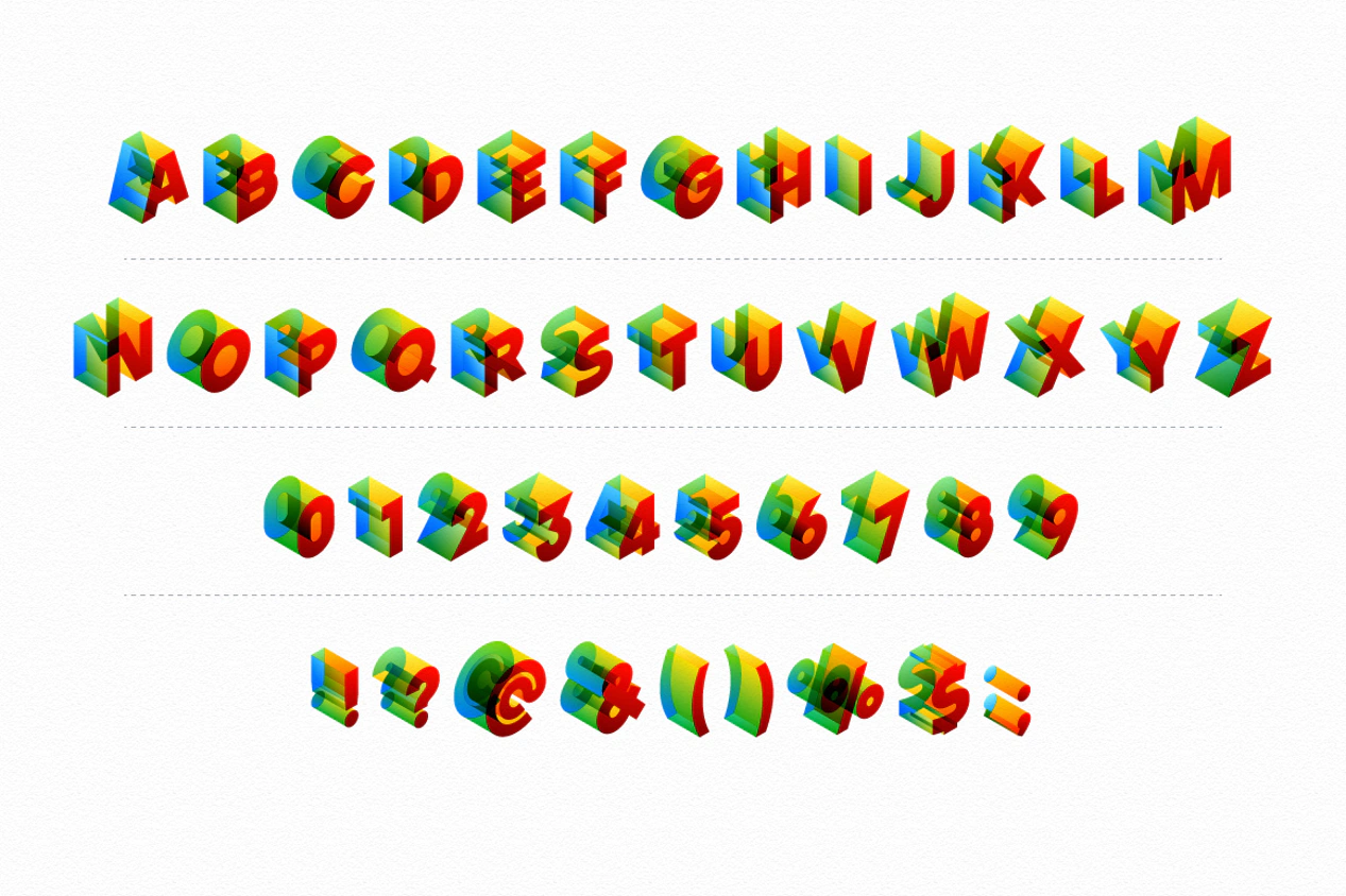 Colored Isometric Alphabet images/Colored-isometric-transparent-font_2.jpg