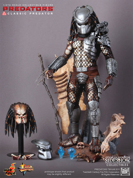 Hot Toys Predator MMS162 Classic Predator 1/6th Scale Collectible Figure |  Figround