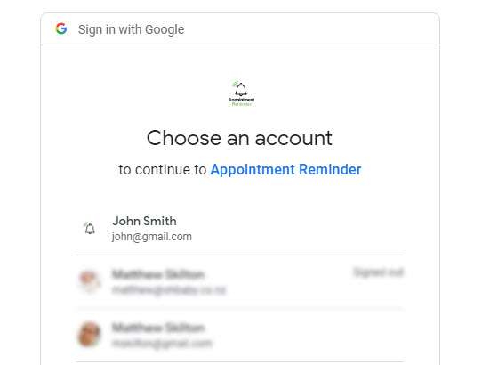 How to send appointment reminders from Google using Appointment Reminder